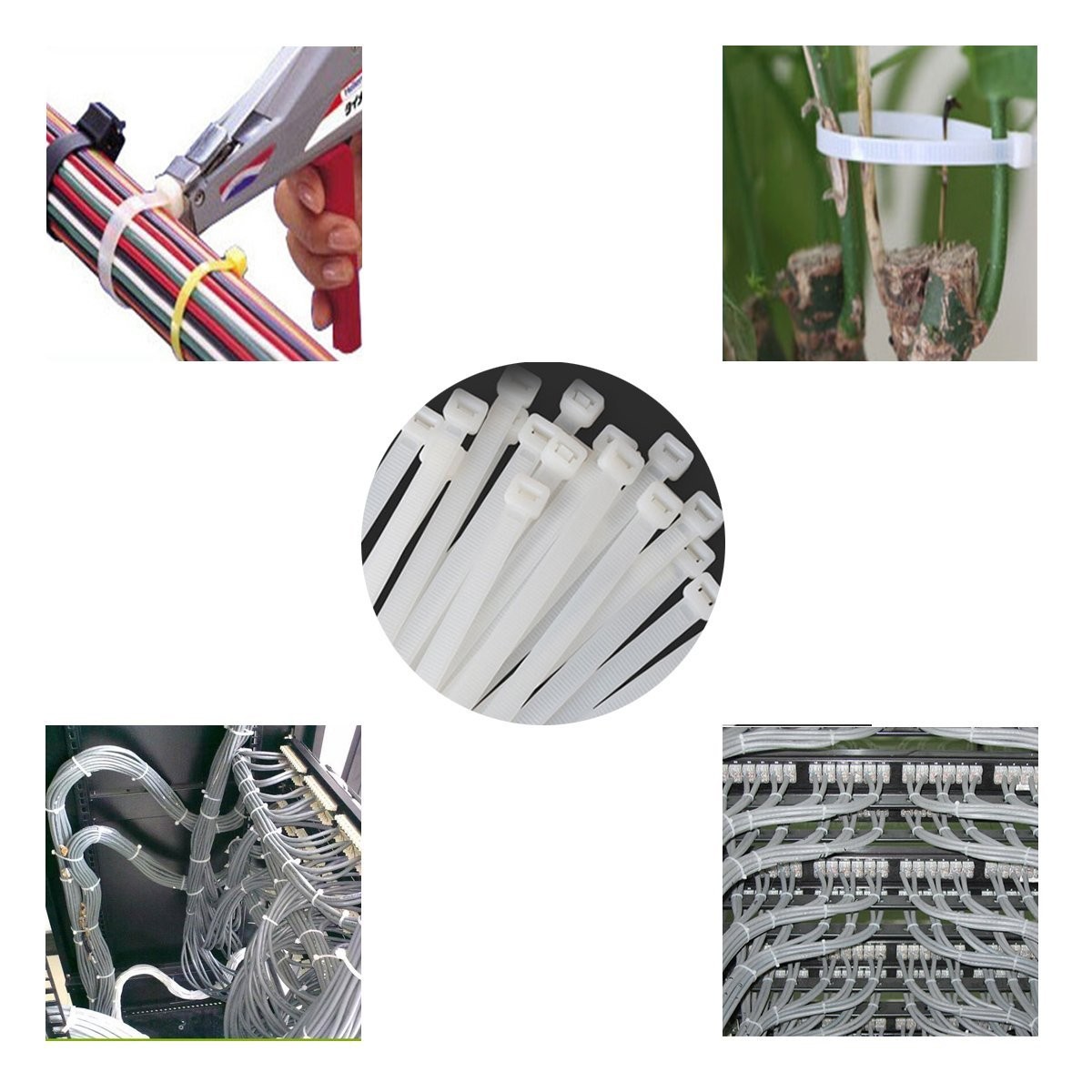 Nylon Zip Ties Plastic Cable SelfLocking Heavy Duty Strong 20 Inch 25 PCS