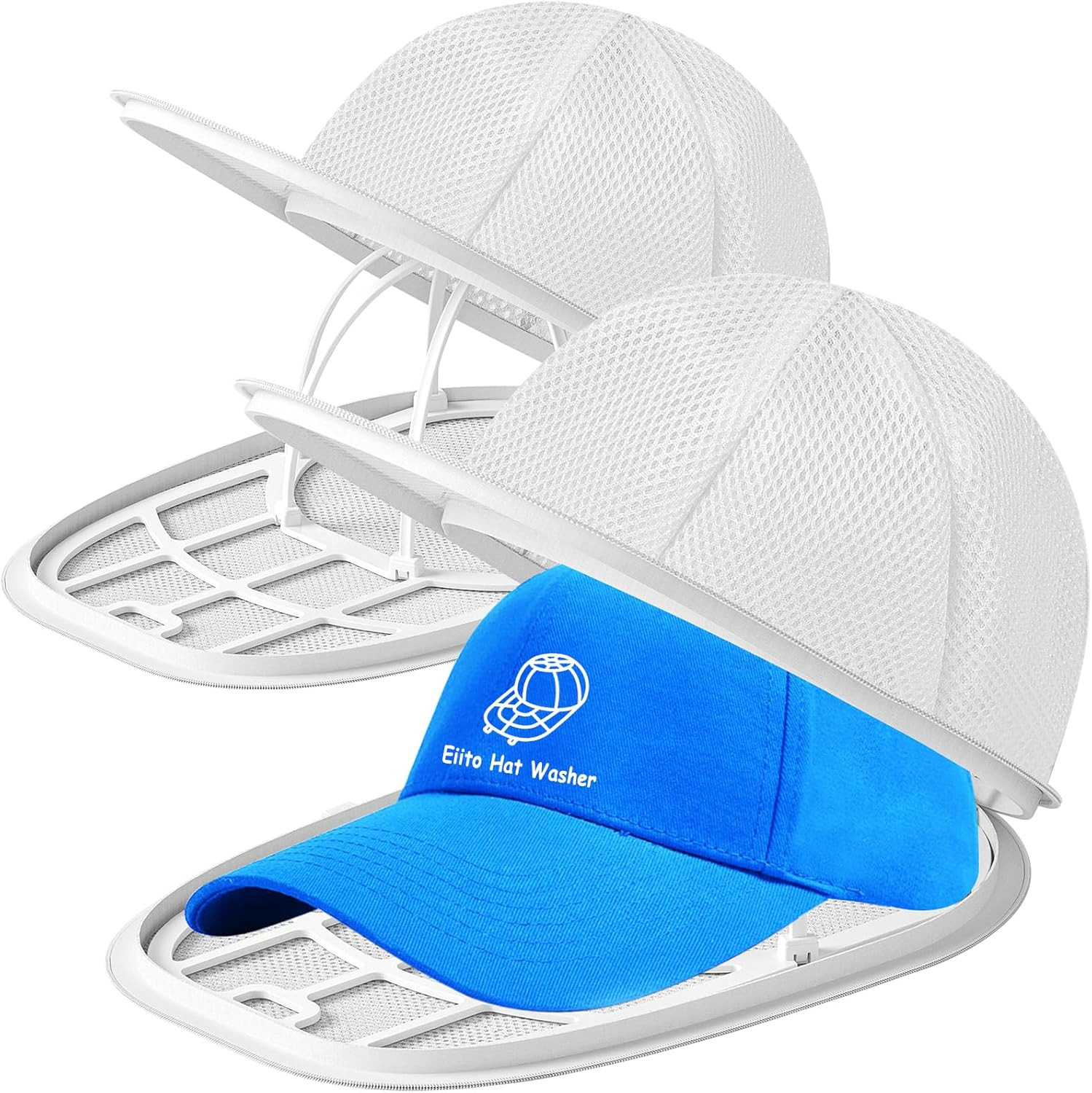 Eiito Hat Washer Cage Hats Cleaner, Hat Washer for Baseball Caps for Washing Mac