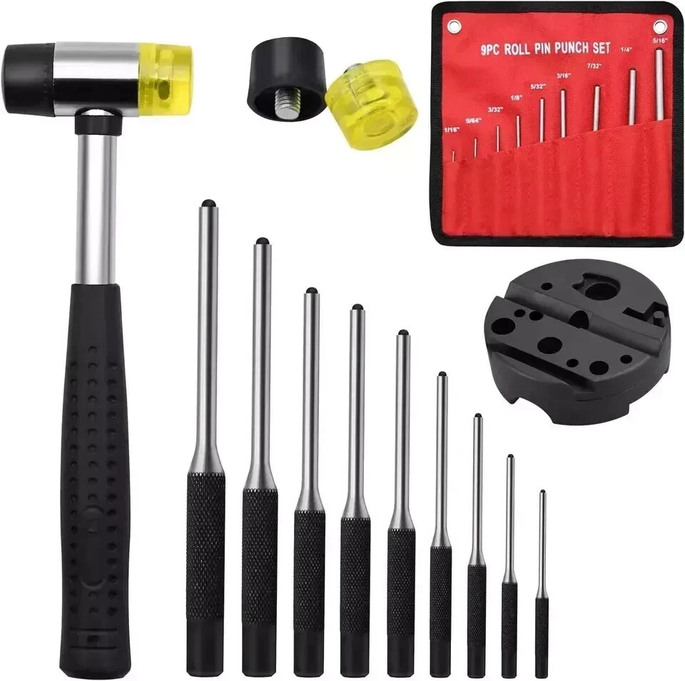 Premium Gunsmithing Tools - 14pcs Removing Repair Set - Gun Block - Hammer