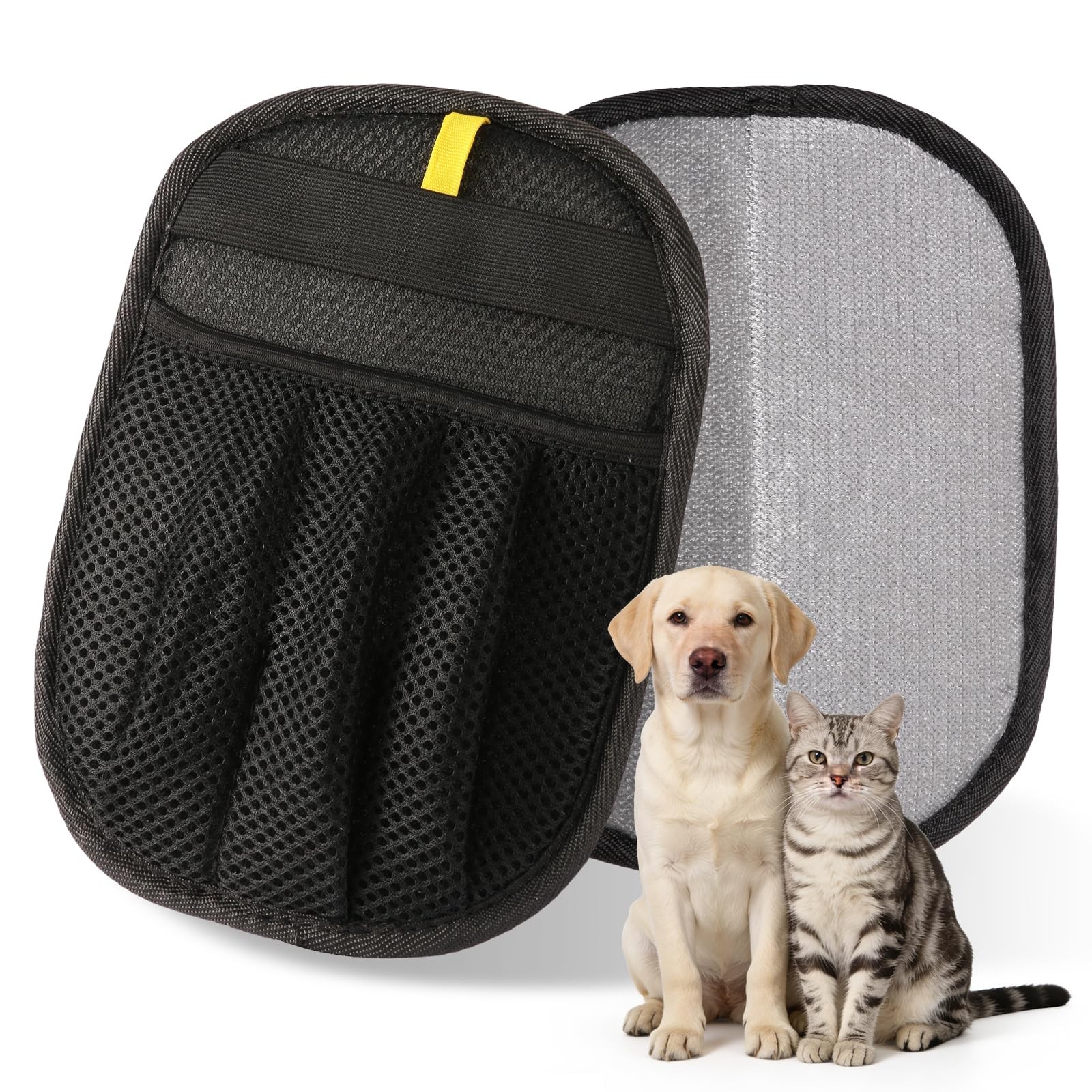 Pet Hair Removal Glove for Cats and Dogs, Electrostatic Pet Hair Removal