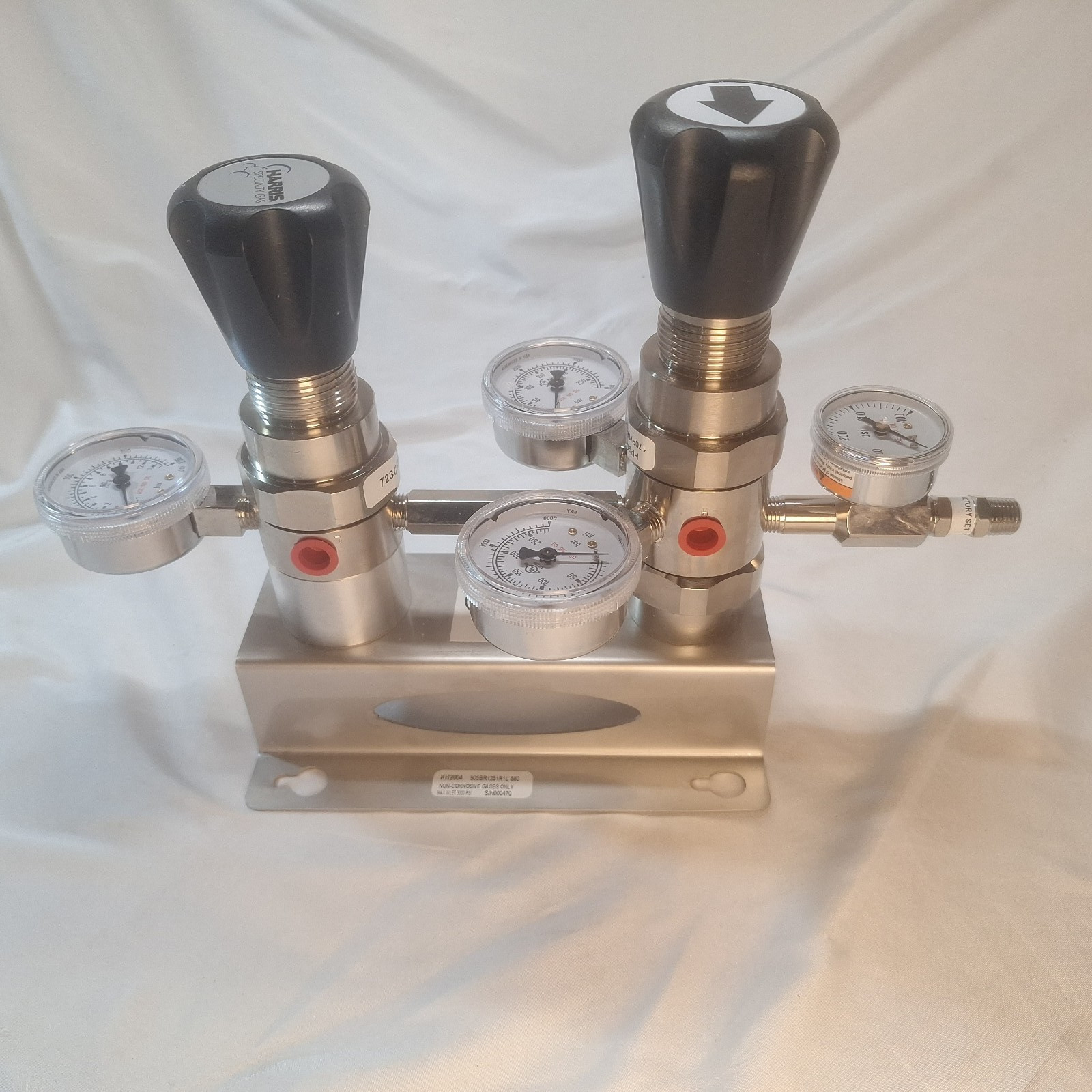 Harris Kh2004 Gas Switchover System Argon Helium Nitrogen 0.965"-14 Inlet