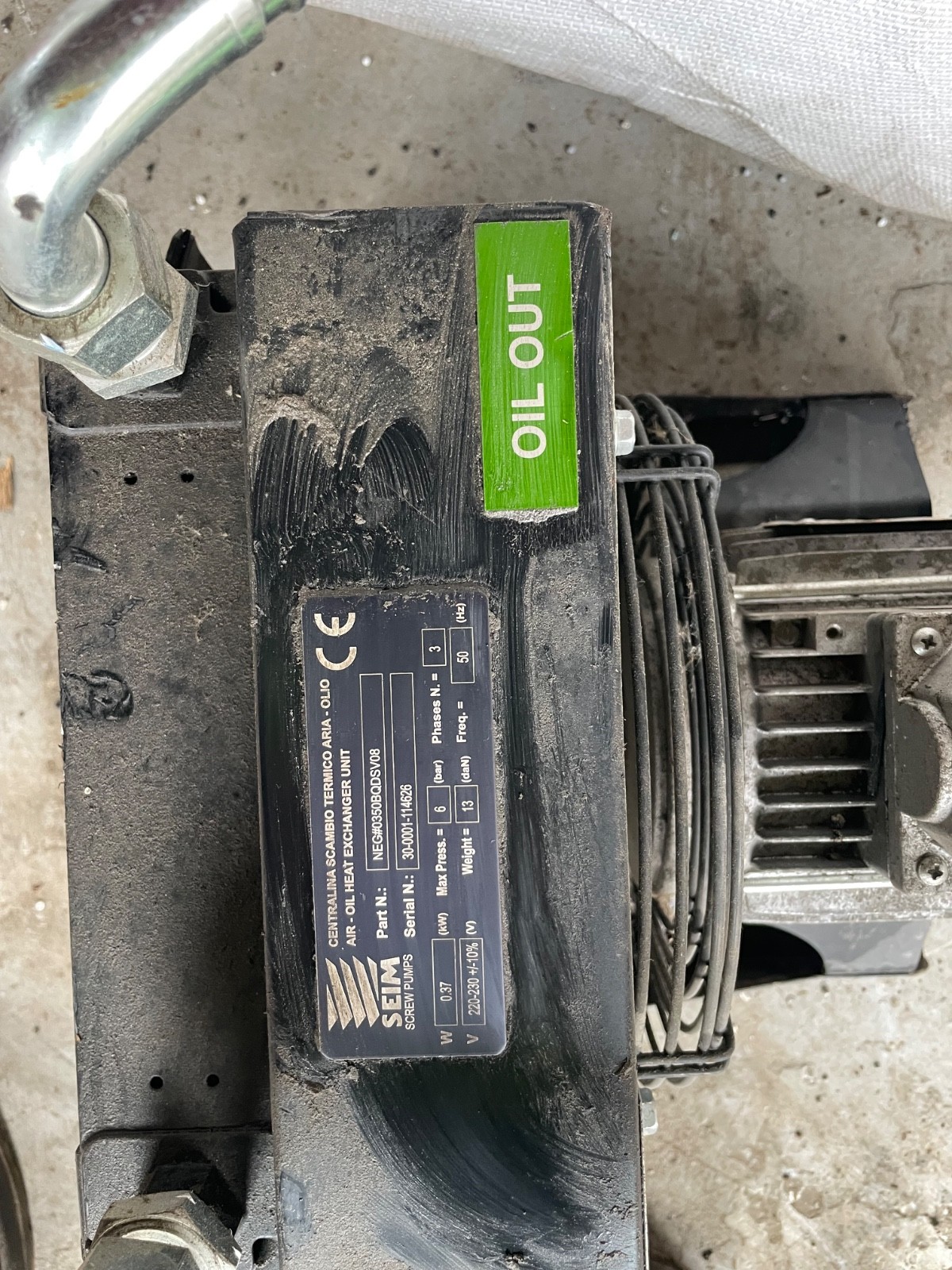 oil heat exchanger