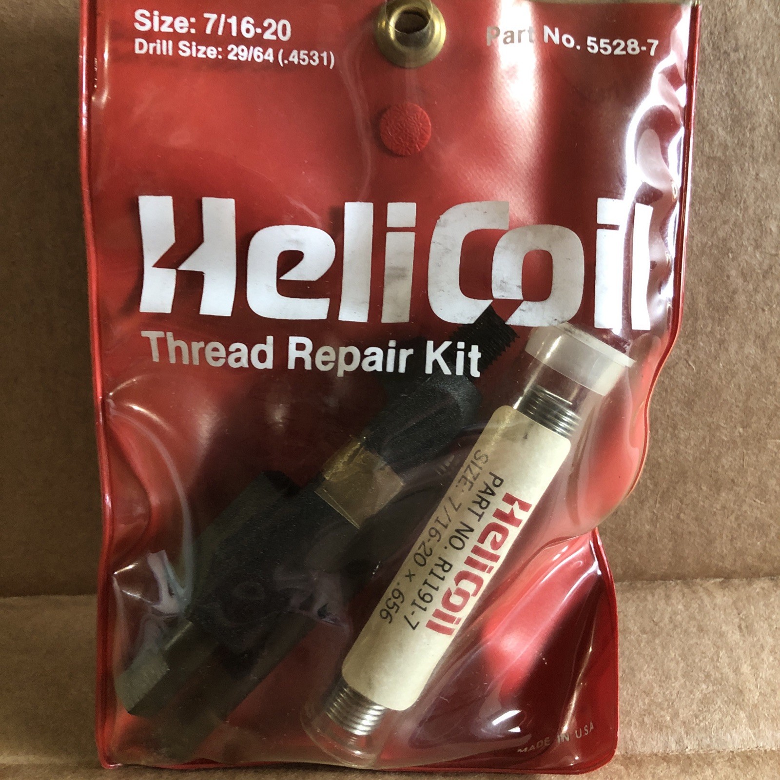 HeliCoil 7/16-20 Thread Repair Kit 5528-7