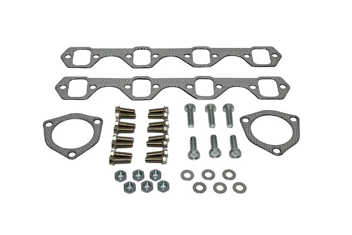 1964-1970 Ford Mustang Header Gaskets and Bolts Set SB 289 302 351w