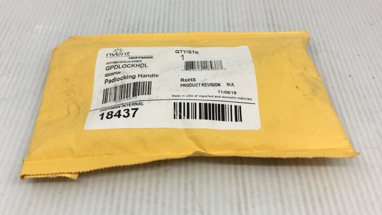 Hoffman Padlocking Handle GPDLOCKHDL 18437