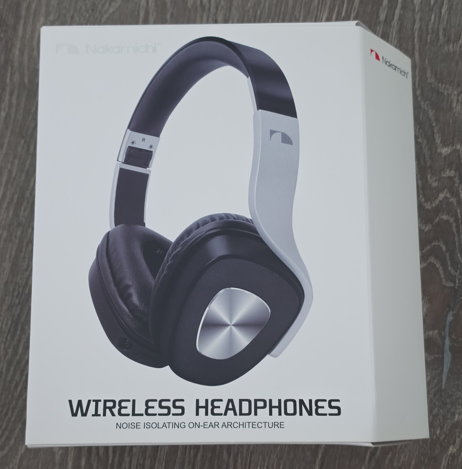 Premium Nakamichi BTHP06 Wireless Wired Headphones Mic Noise Isolation Aux Cable