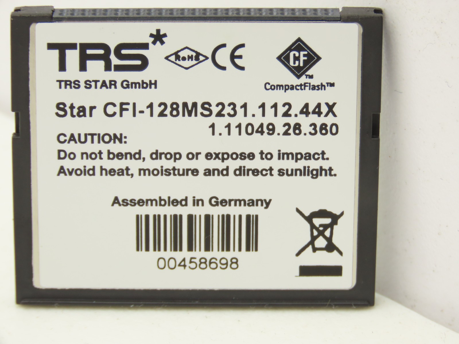 TRS Star CFI-128MS231.112.44X Rexroth Memory Card 128MB For CPU