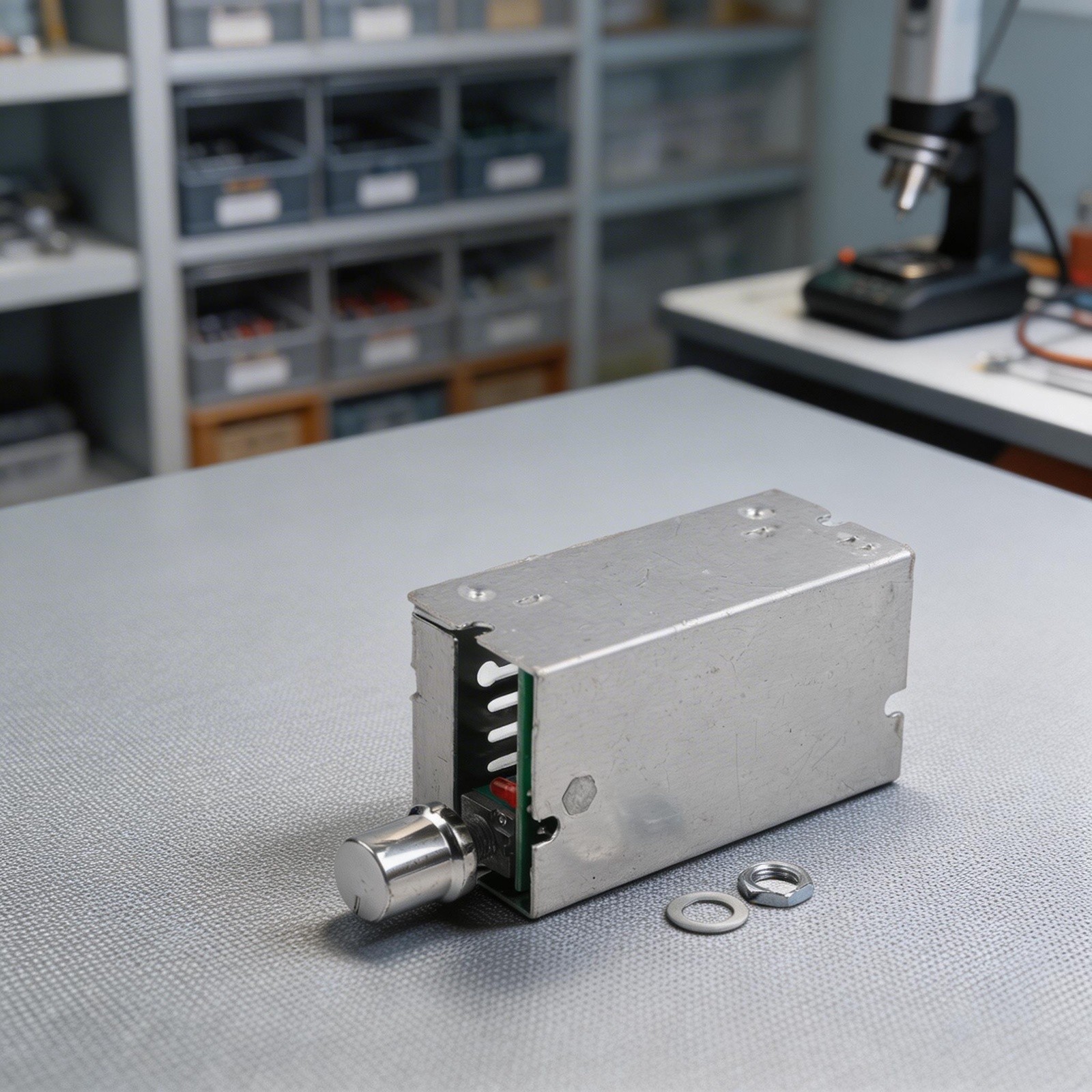 DC Motor Controller Metal Material Wide Voltage Range 10V-60V 21KHZ Operation