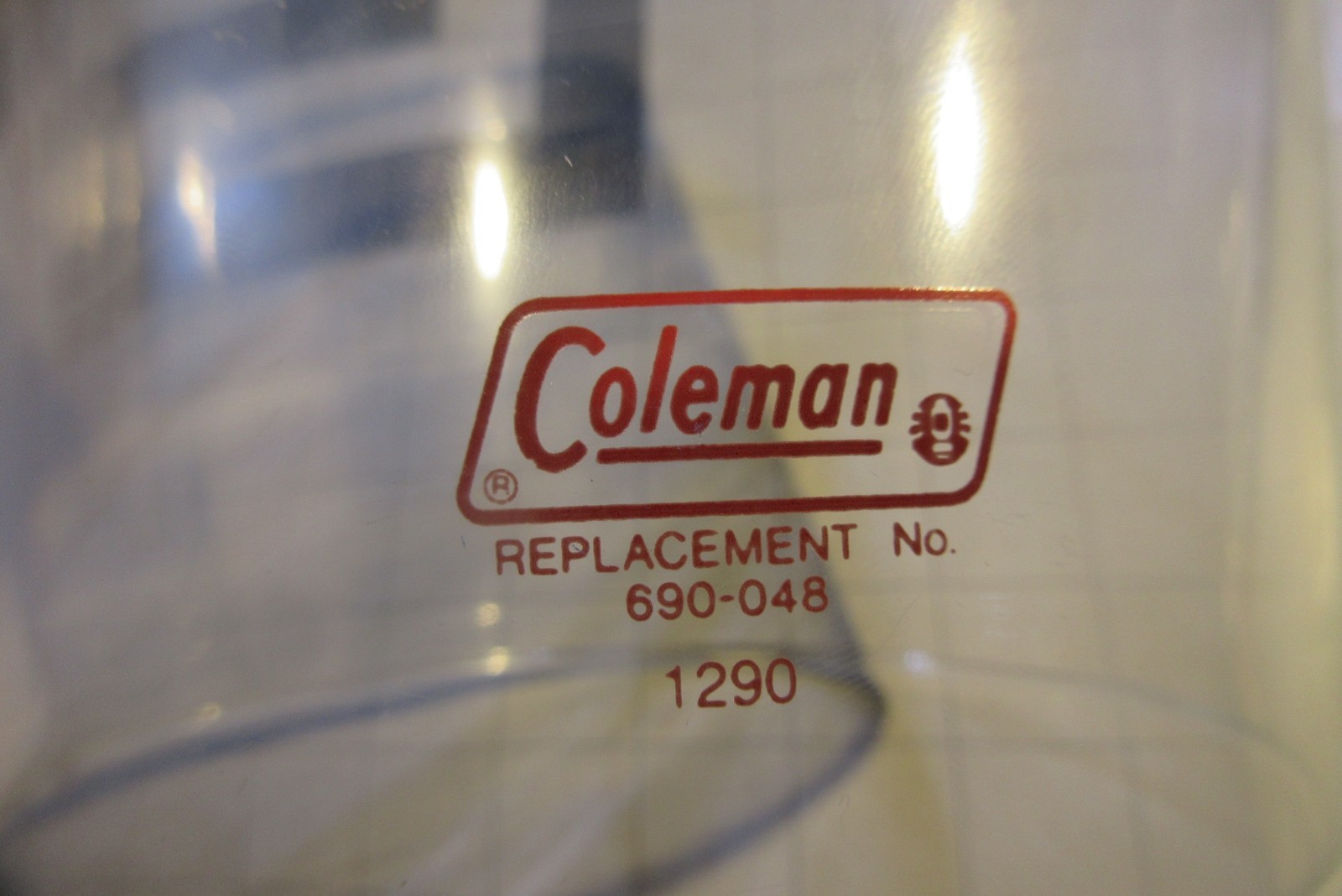 Coleman 690A048 Replacement Globe for Gas Lanterns Fits Models 220 228 & 290 NOS