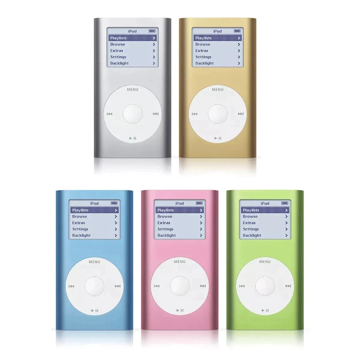 Apple iPod Mini 2nd Gen 4GB 6GB 8GB 128GB 256GB New Battery SSD Modded TESTED