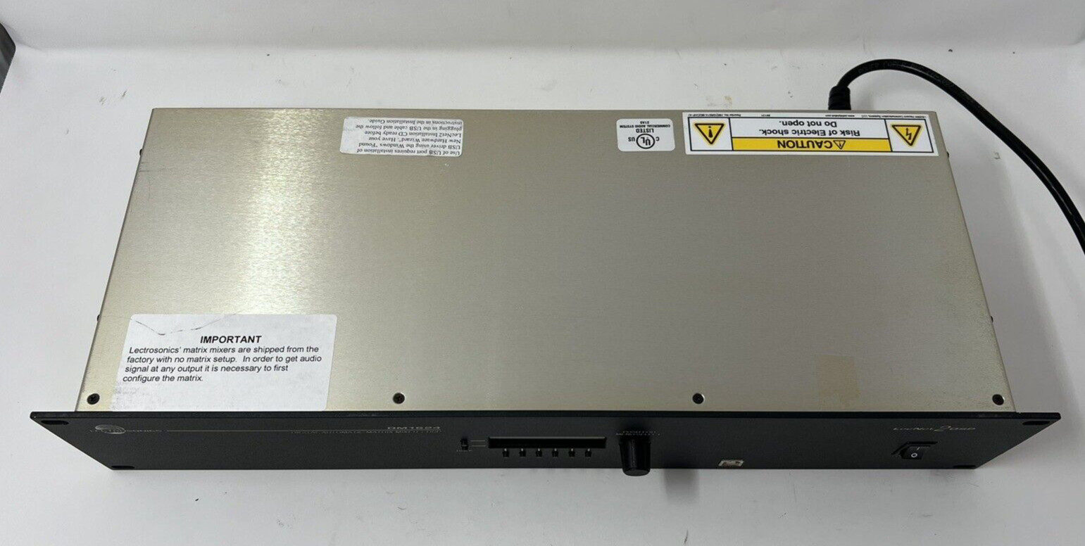 Lectrosonics DM1624 DSP Matrix Mixer & Power Supply