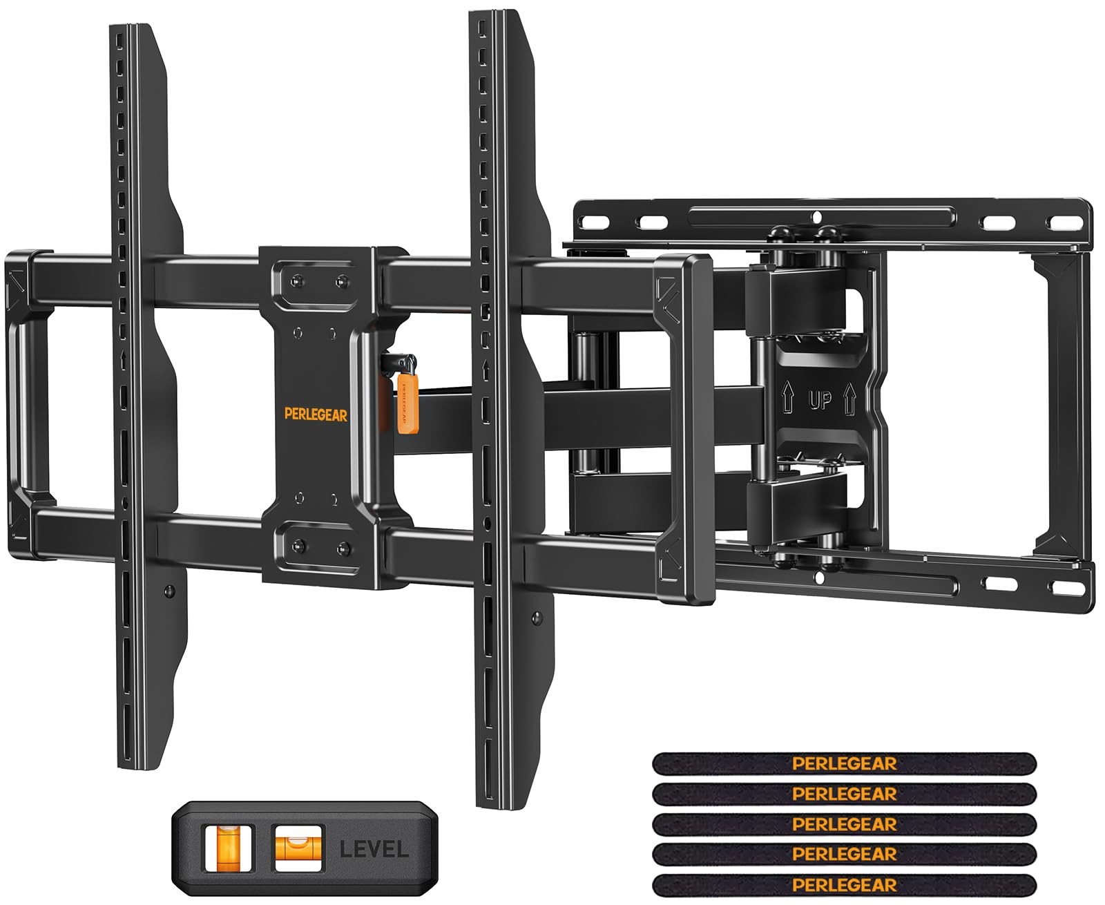 Full Motion TV Wall Mount, Heavy Duty TV Mount for 42 55 65 75 85 86 inch Fla...
