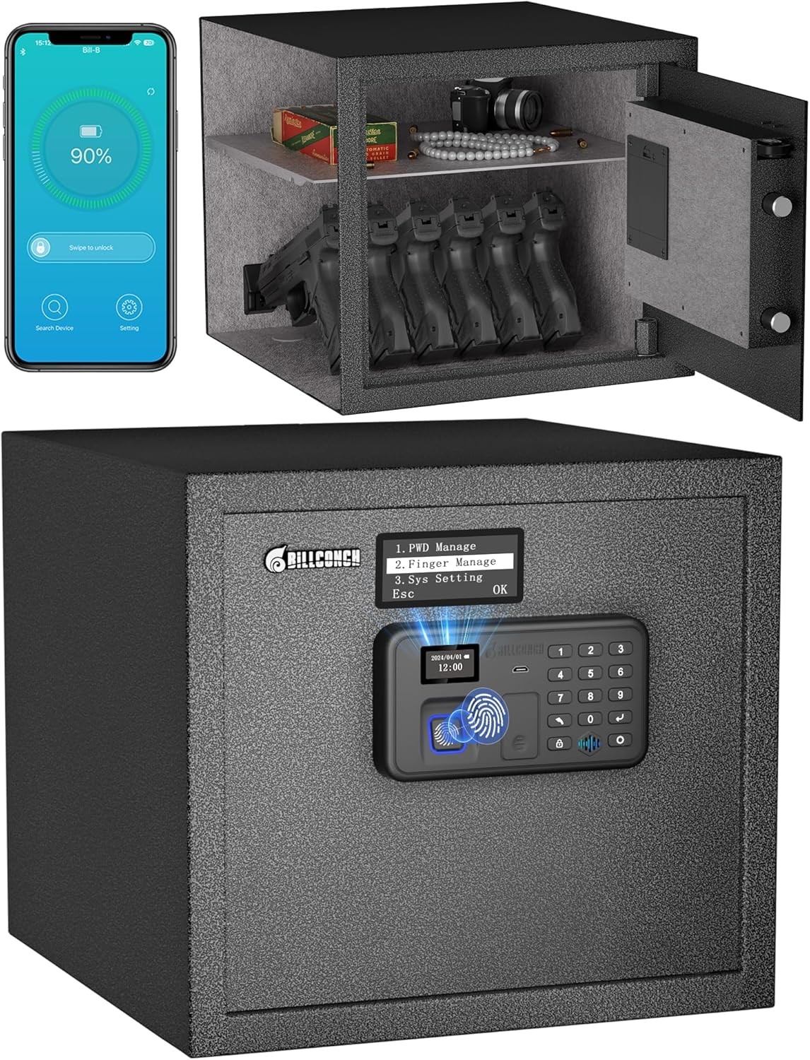 Biometric Automatic Lock Safe Box