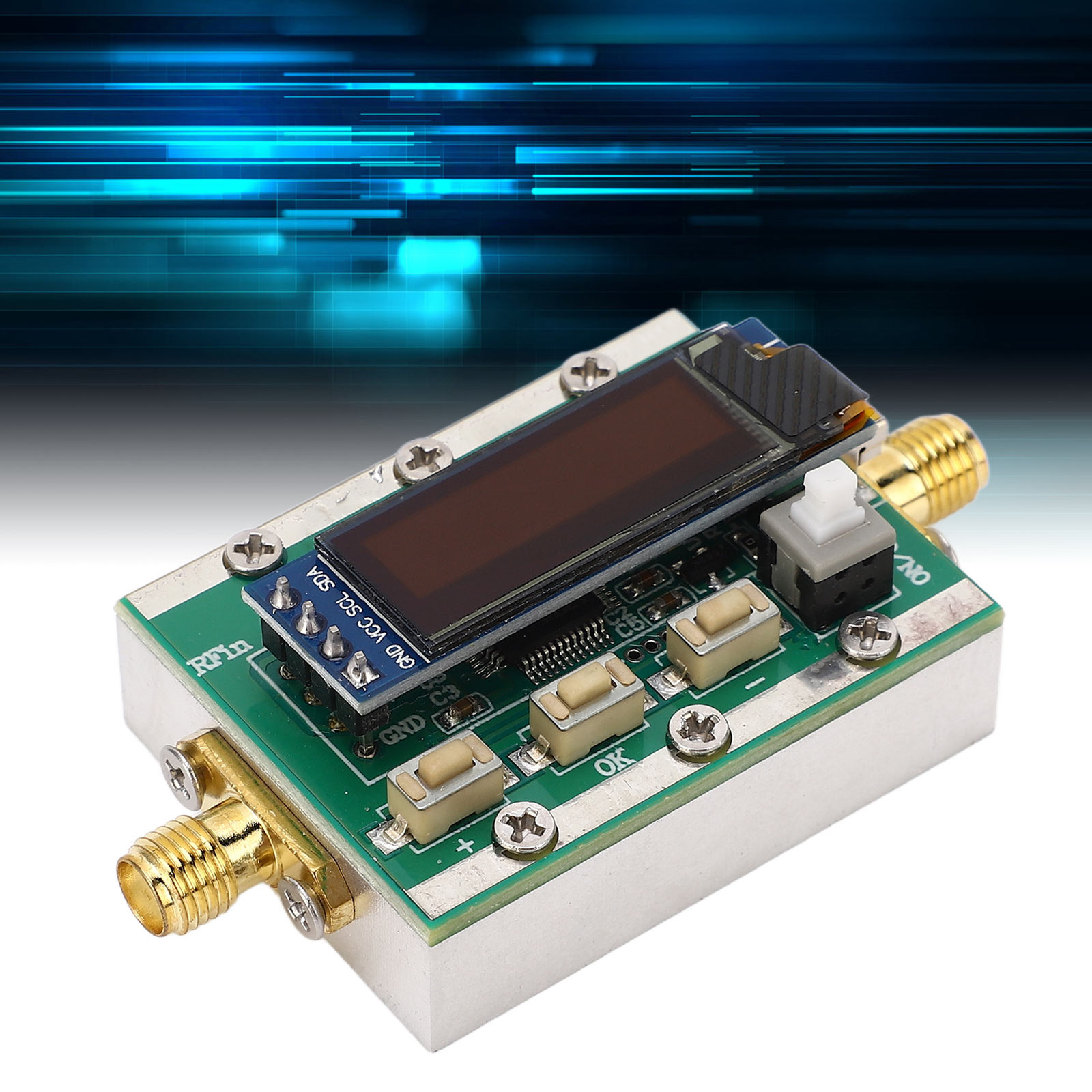 RF Programmable Attenuator 1-3800MHz Digital Module 0-31dB CNC Shell 5V Part