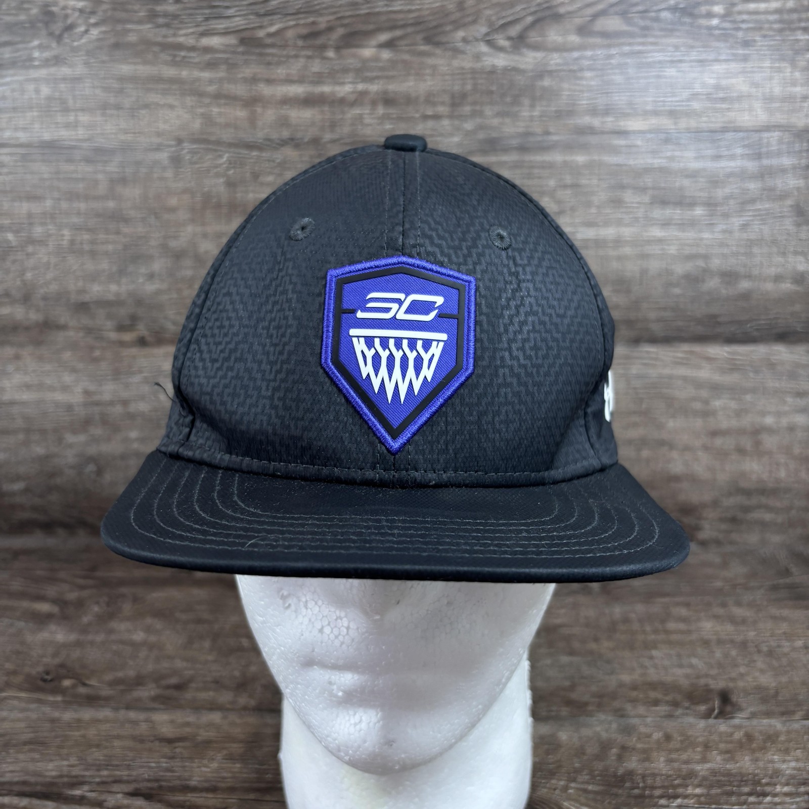Under Armour SC Hat Cap Snap Back Boys Youth One Size Black Steph Curry SC30