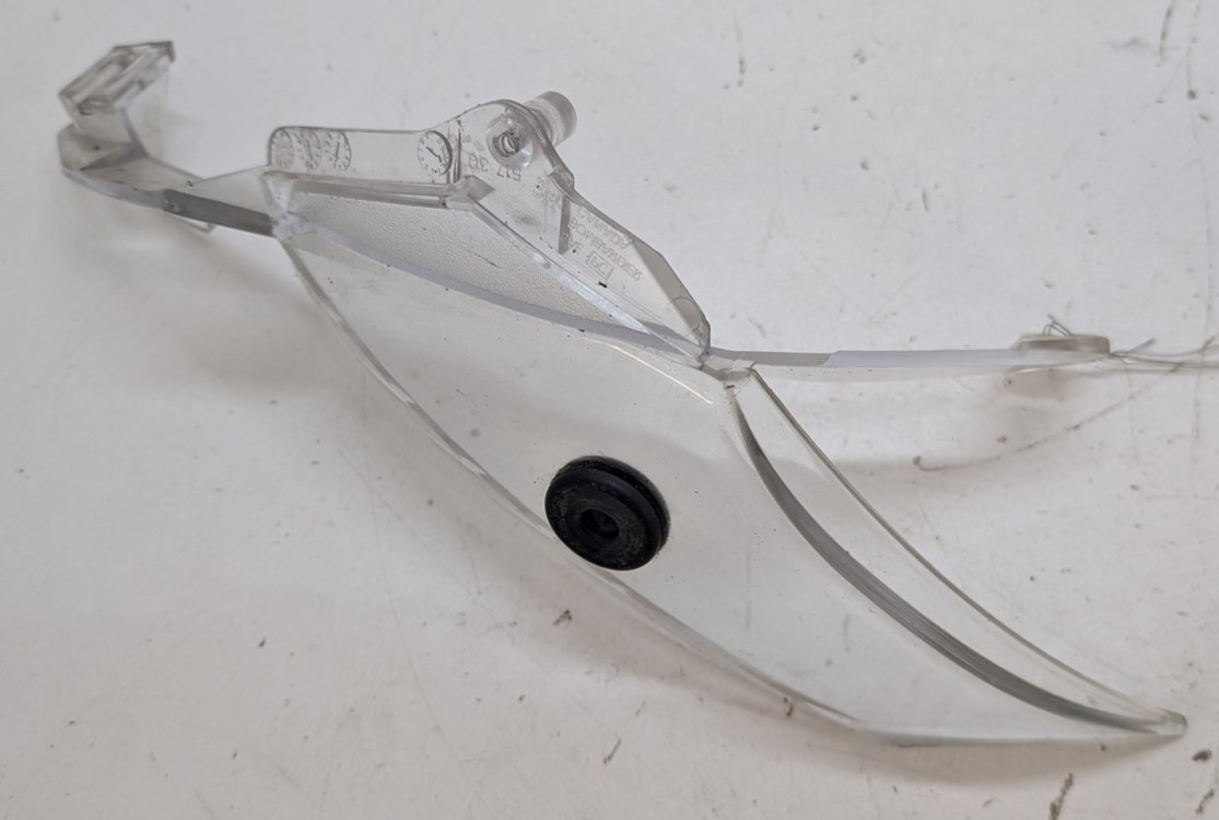 Ski Doo used OEM Left Clear Air Deflector 517302547 MX Z Renegade Trail