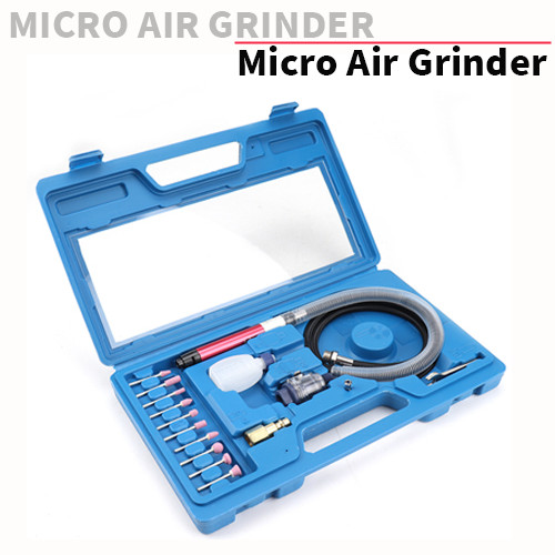 17Pcs Micro Air Die Grinder Penumatic Pencil Polishing For Rotary Cutting Tool
