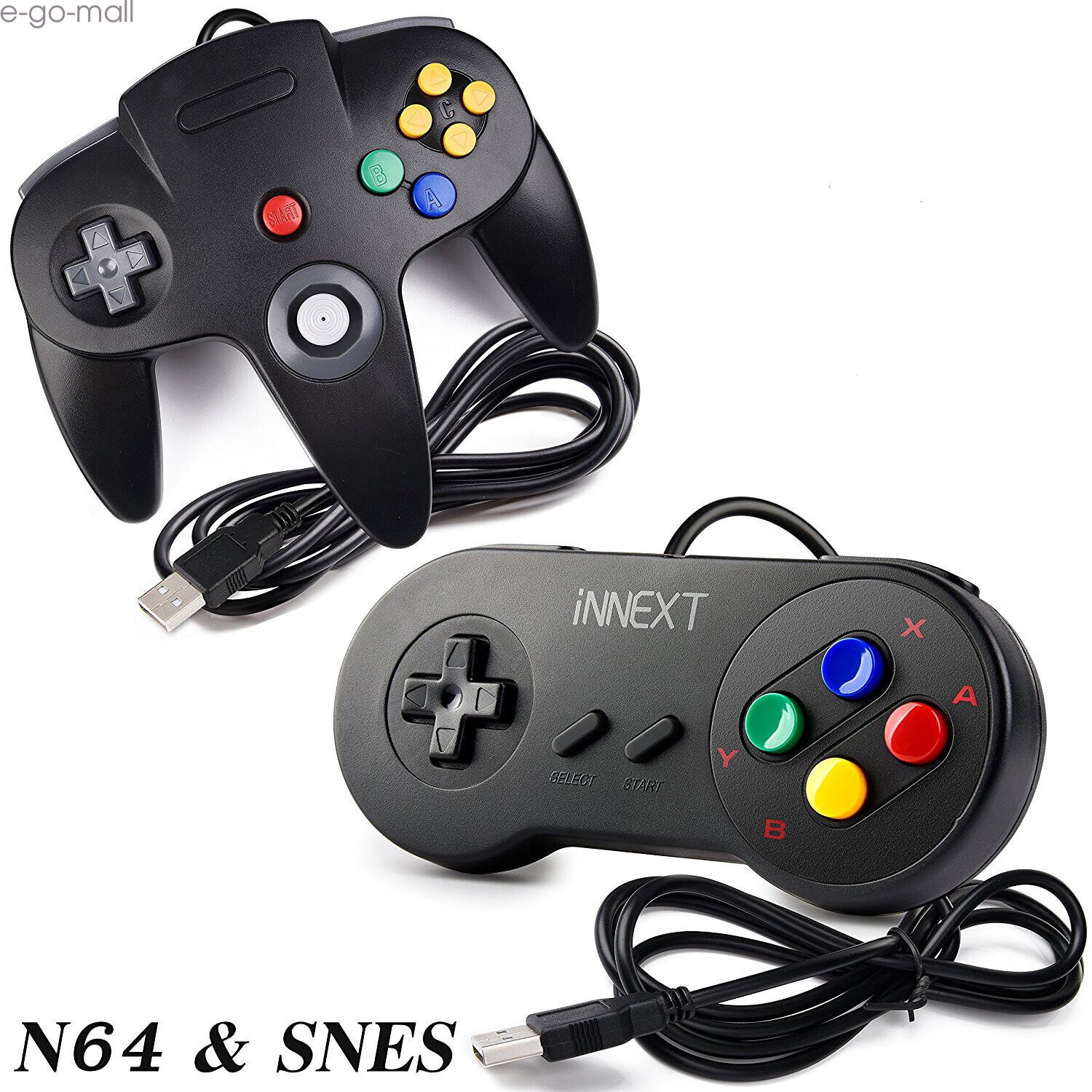 USB N64 & SNES Controller GamePad for Windows Raspberry Pi RetroPie MAC Emulator