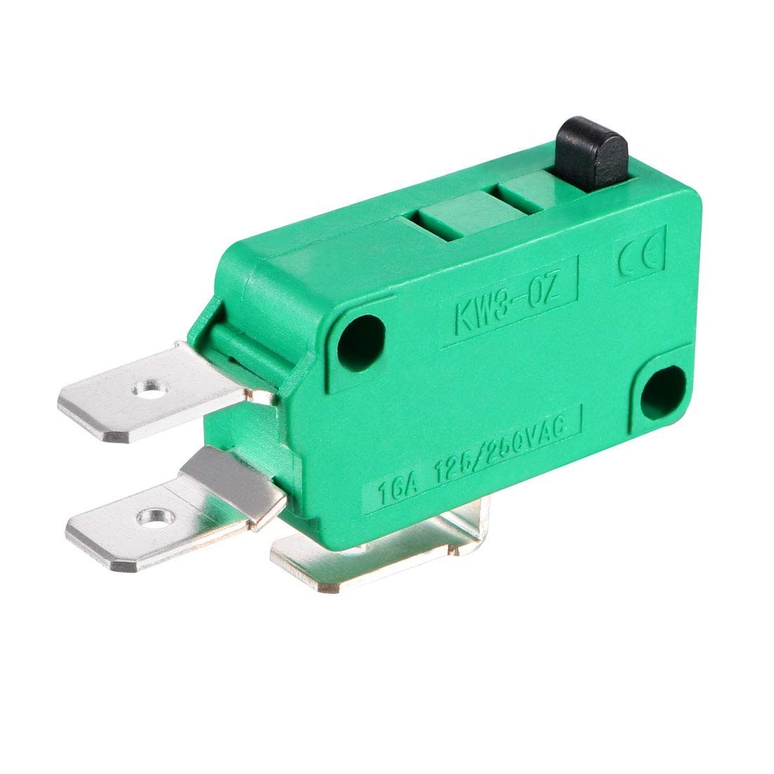 2pcs 16A 125/250VAC SPDT NO NC Push Button Action Type Micro Limit Switches
