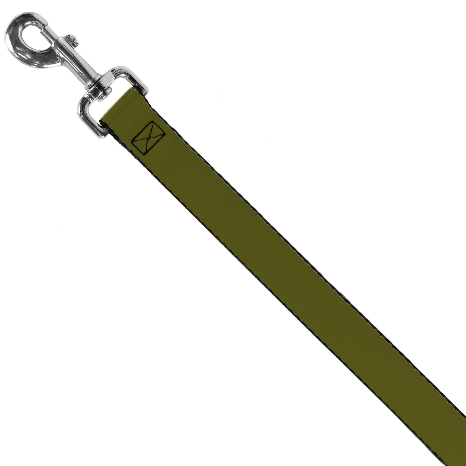 Dog Leash Olive NARROW 0.5"