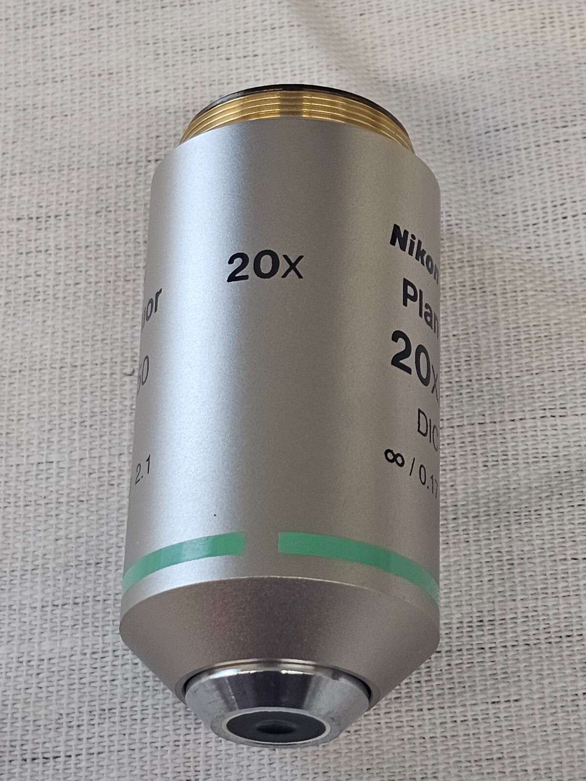 Nikon E800 Microscope Objective Plan Fluor 20X/0.50 DIC M 0.17 WD 2.1 Japan
