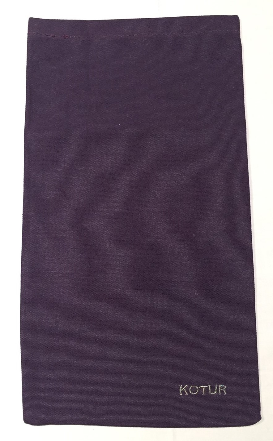 KOTUR Drawstring Logo Dust Bag - 7 1/2" x 13 1/2"
