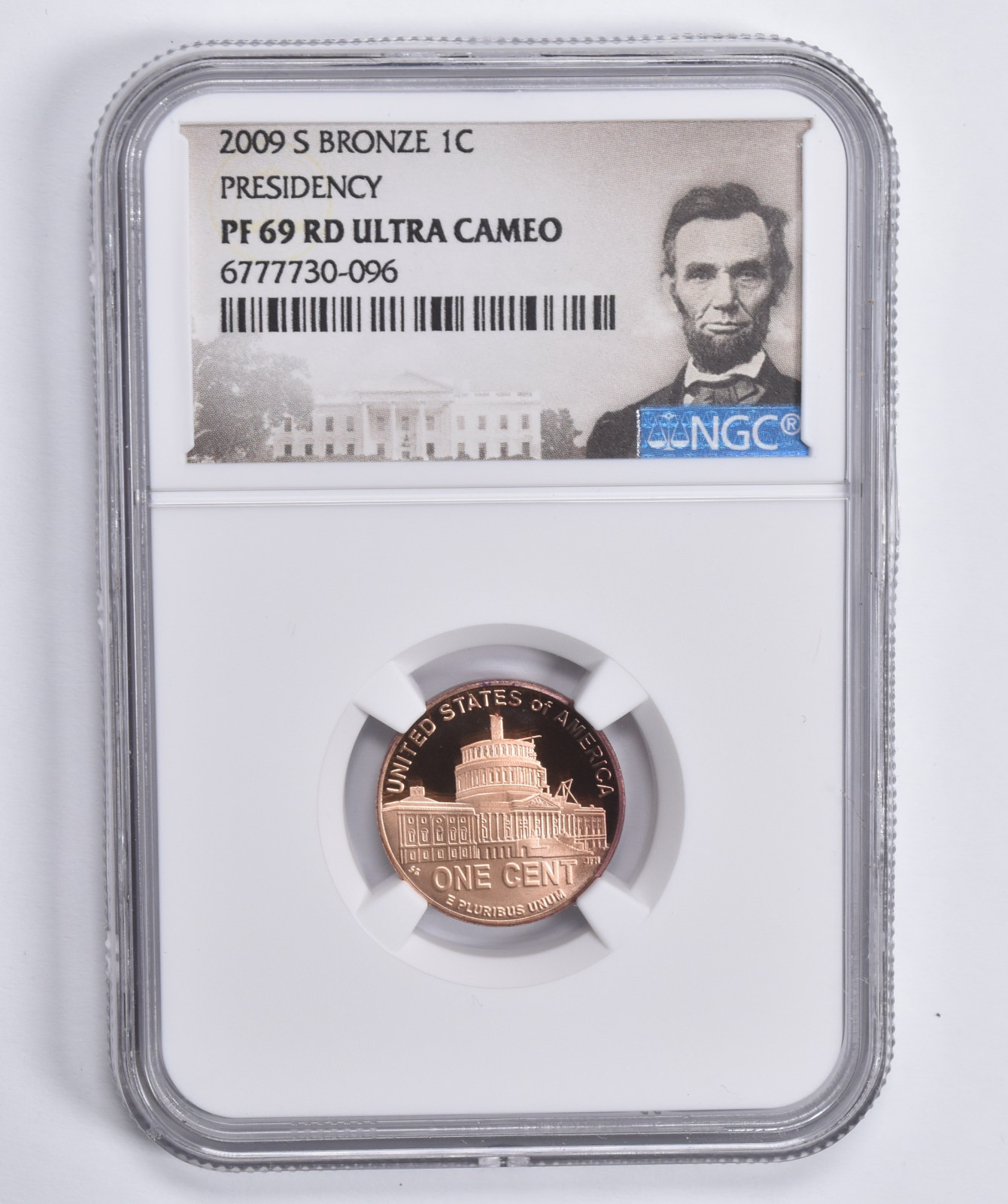 2009-S Lincoln Cent Bronze Presidency PF69 RD NGC Special Lbl