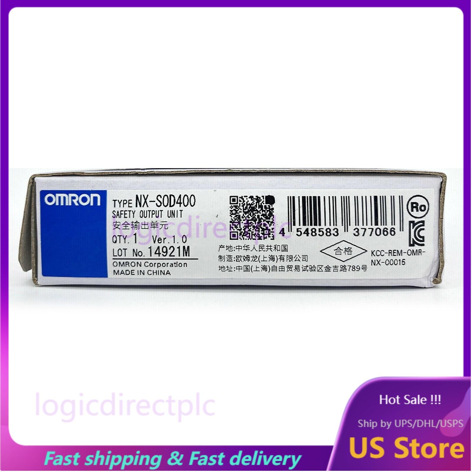 NX-SOD400 1PC Brand NEW In Box Omron NX-SOD400 Safety output unit US Free TAX