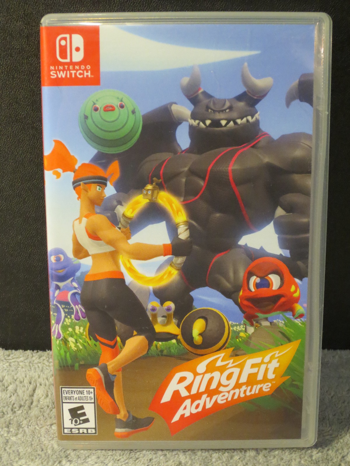 Nintendo Switch Ring Fit Adventure Game In Case Only - No Ring or Strap