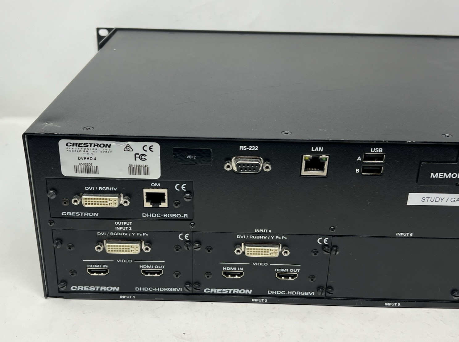 Crestron DVPHD-4 High-Definition Digital Video Processor