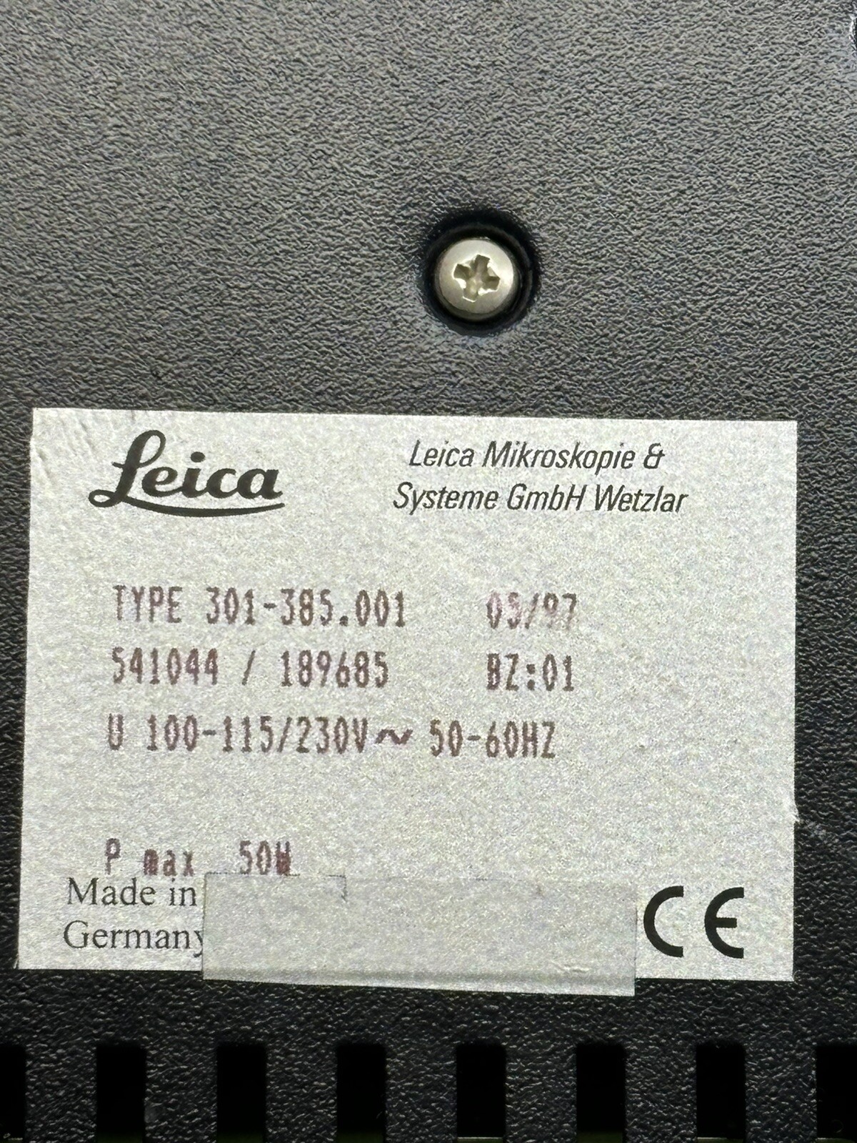 LEICA DMLD 301-385.001 Microscope Camera Controller