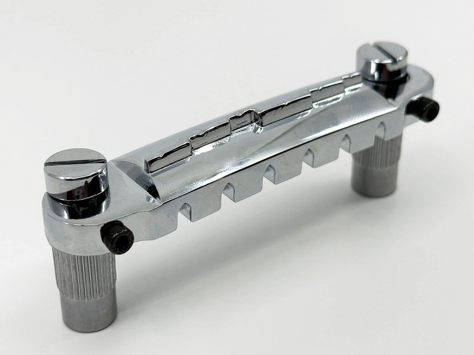 Wraparound Bridge and Tailpiece-Chrome-For Gibson Junior Model Guitars Replac...