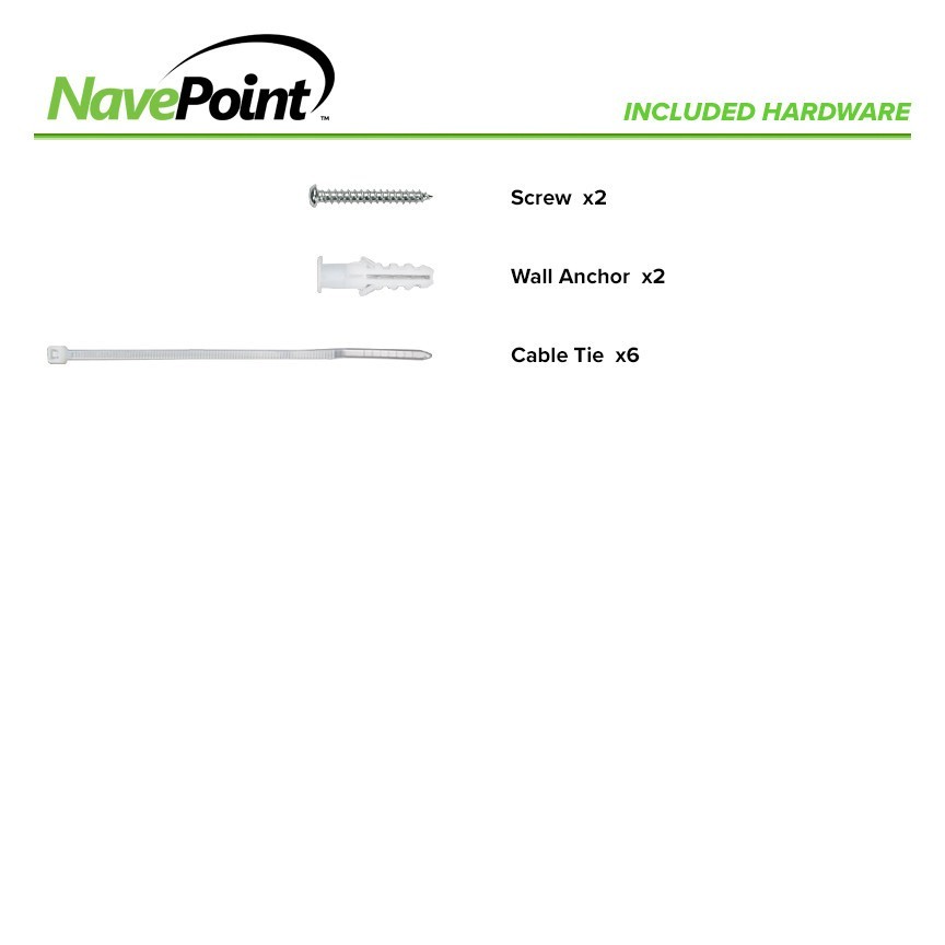 NavePoint 12-Port CAT6 UTP Mini Patch Panel 1U, Black
