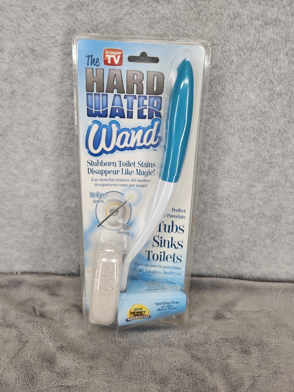 As Seen On TV Hard Water Wand With BONUS Self Stick Hanging Hook Included
