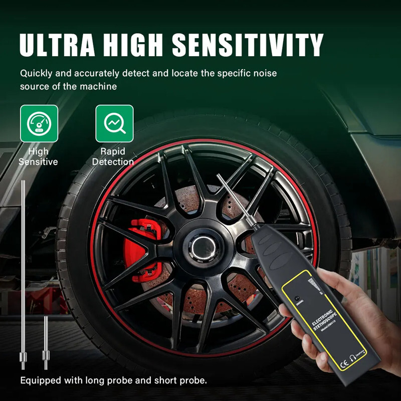 Car Engine Cylinder Stethoscope Auto Diagnostic Noise Tester Detector Test Tool