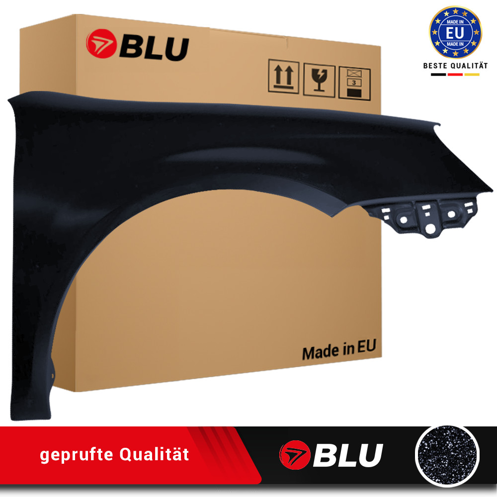 Fender For VW Golf V 5 Estate Jetta LC9X Right Black 03-09 Front Painted