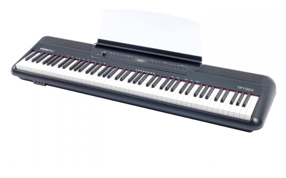 Technopiano TP 100H Digital Piano, Bluetooth, Black Color, Sound Of E
