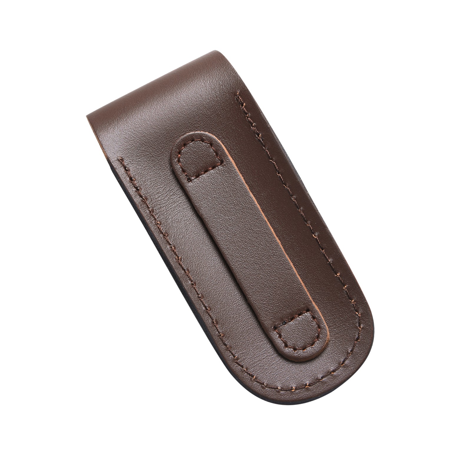 5" Durable Leather Knife Sheath Folding Pocket Multi Tool Pouch Holster Case