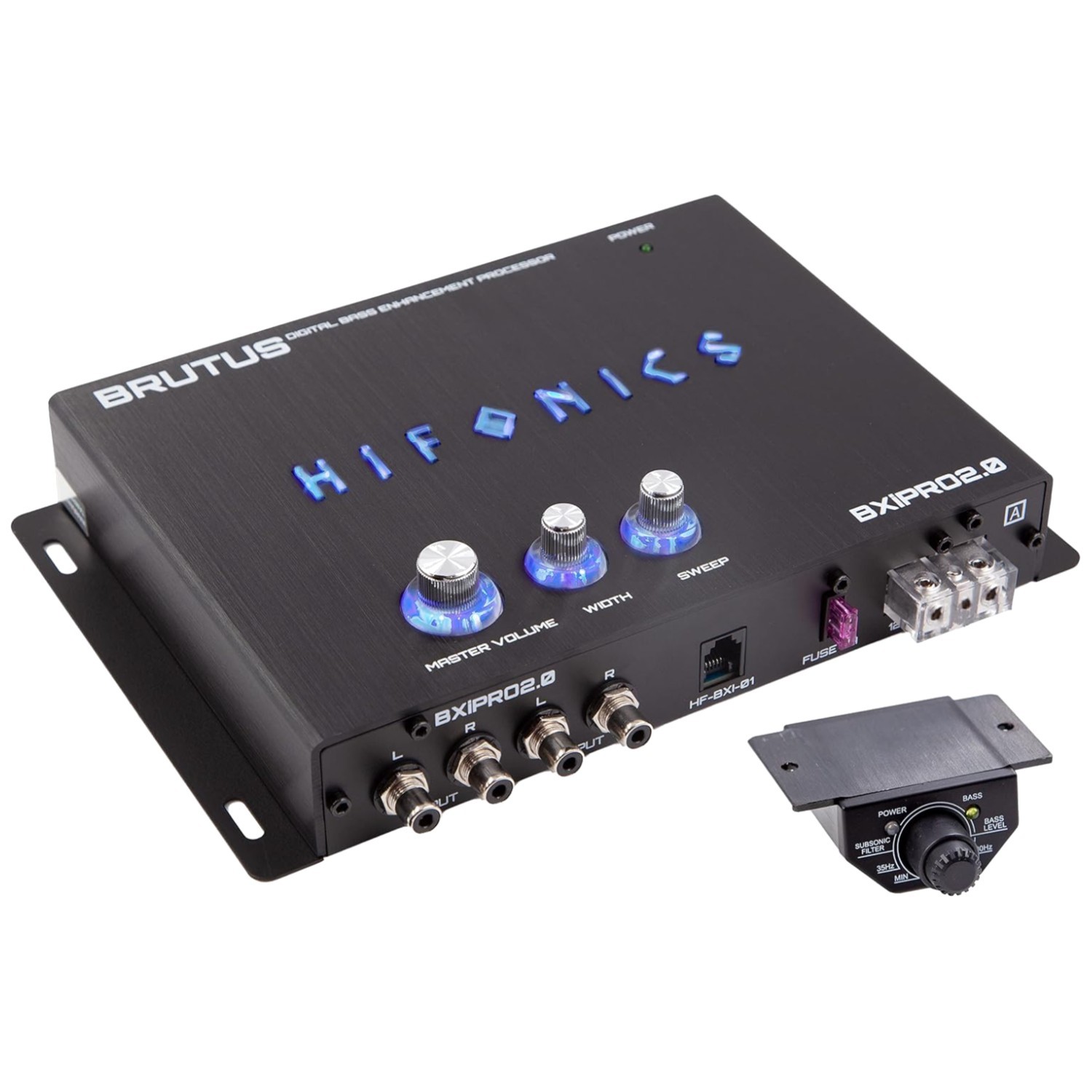 Dash-Mount Remote Controlled Bass Enhancer