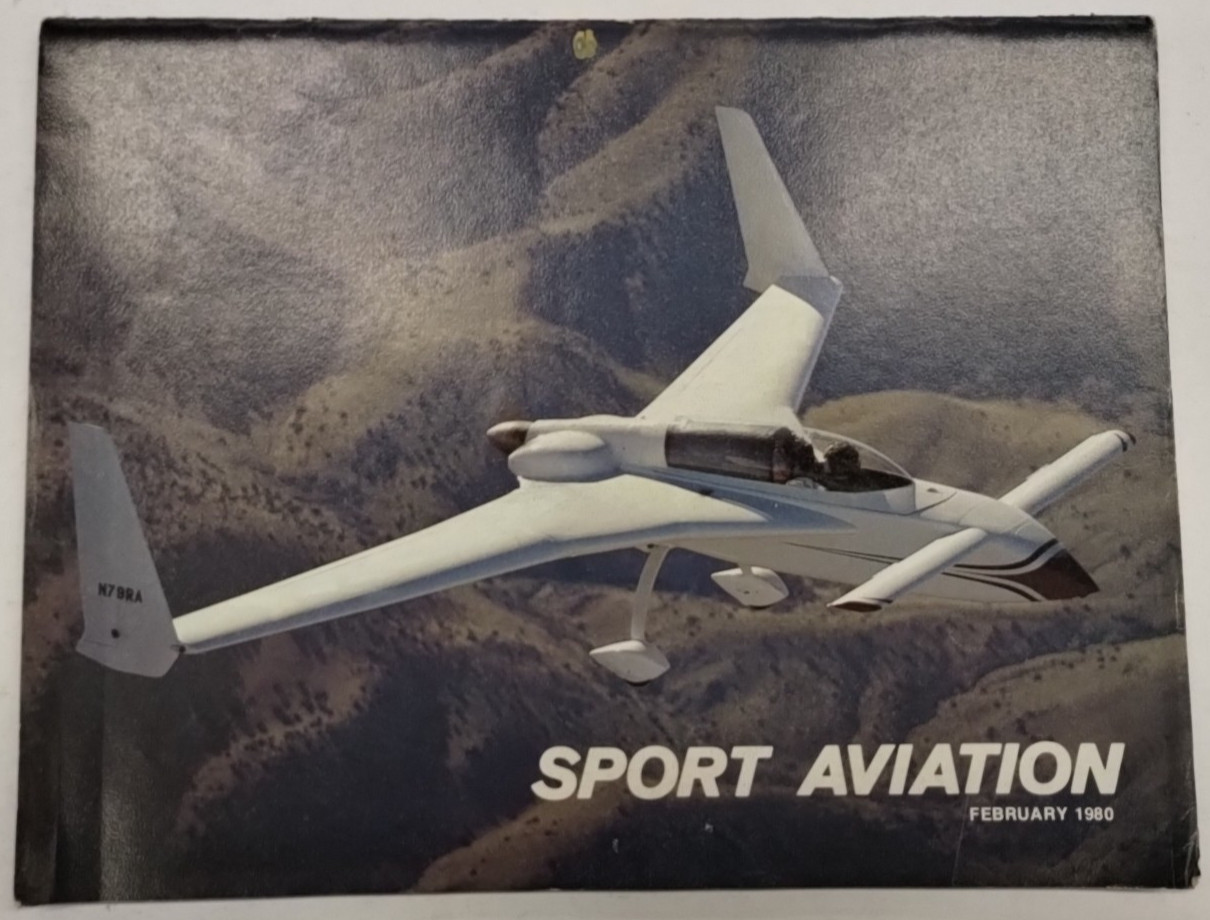 Sport Aviation Magazine February 1980 Volume 29/Number 2 -Original