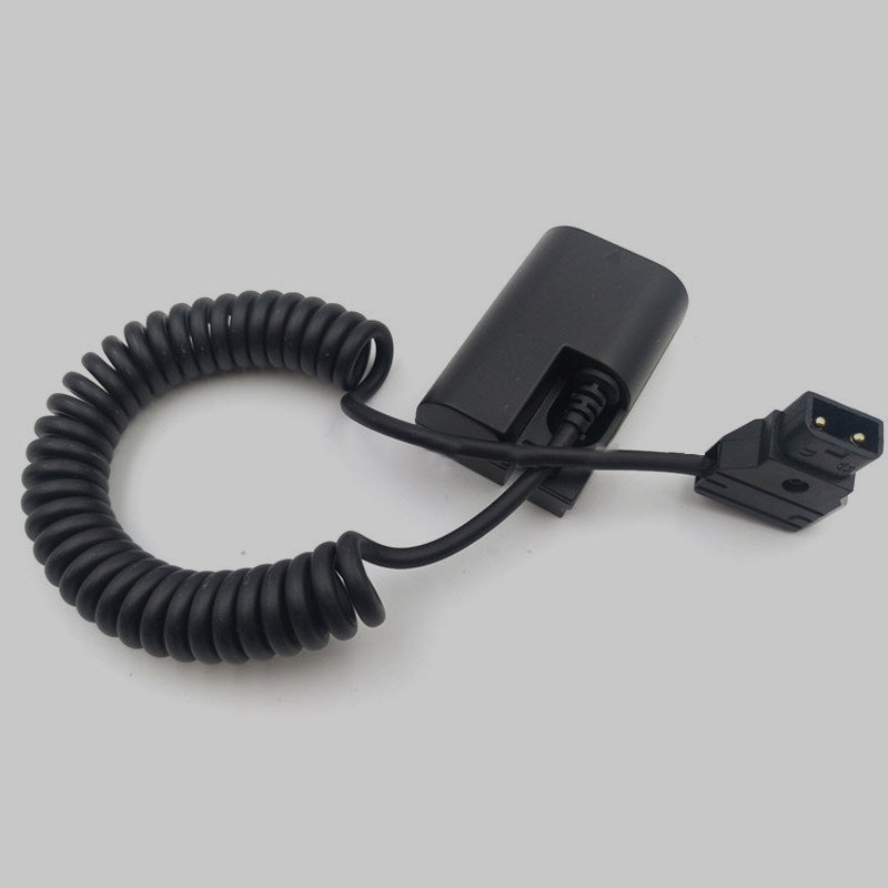 VIC Pro  D-Tap Canon DSLLP-E6 Dummy Battery Coiled Power  Adapter