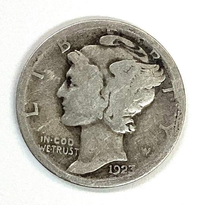 1923 Mercury Silver Dime