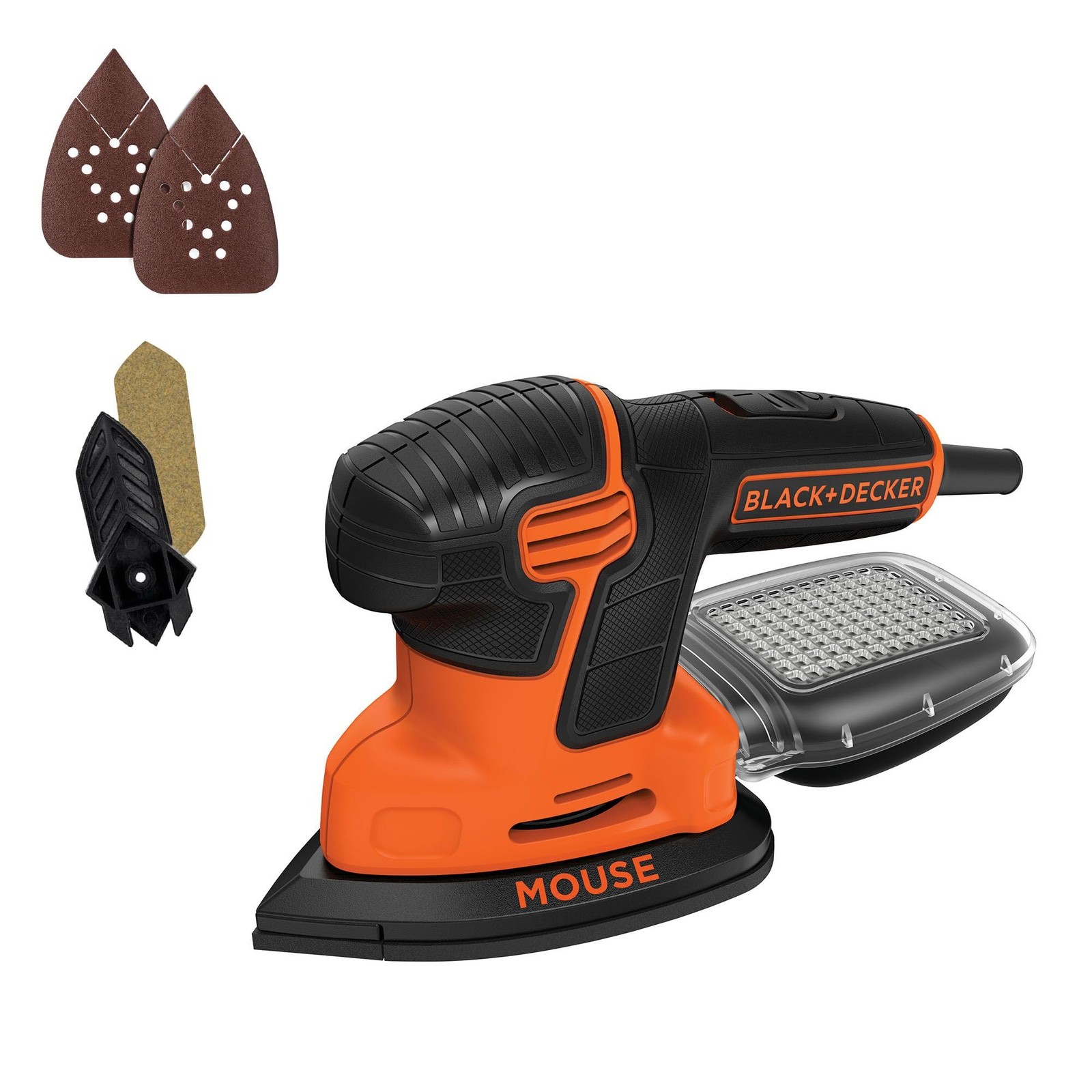 BLACK+DECKER Detail Sander, 1.2 Amp, 16,000 OPM, Compact Design, 3-Position ...
