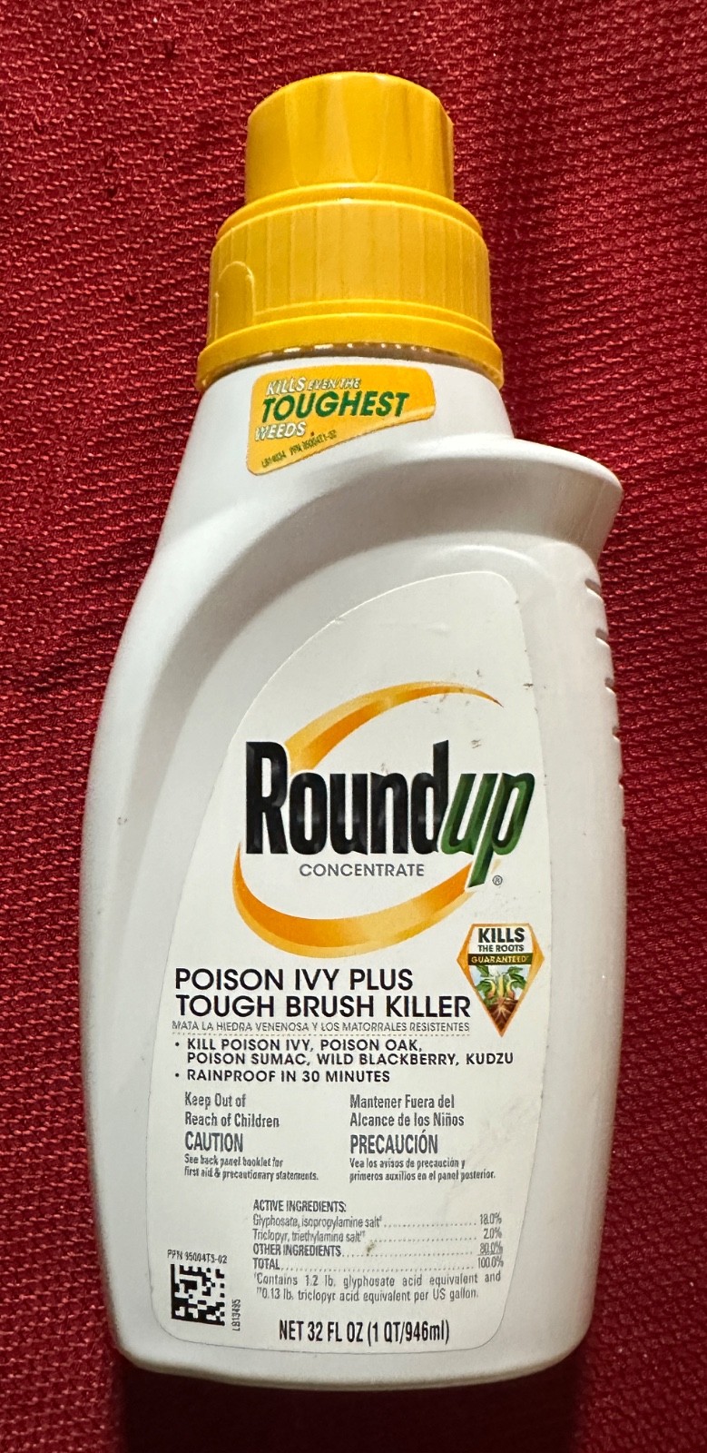 Poison Ivy Plus Tough Brush Killer Concentrate - Fast Results, 32 fl. oz. Spray
