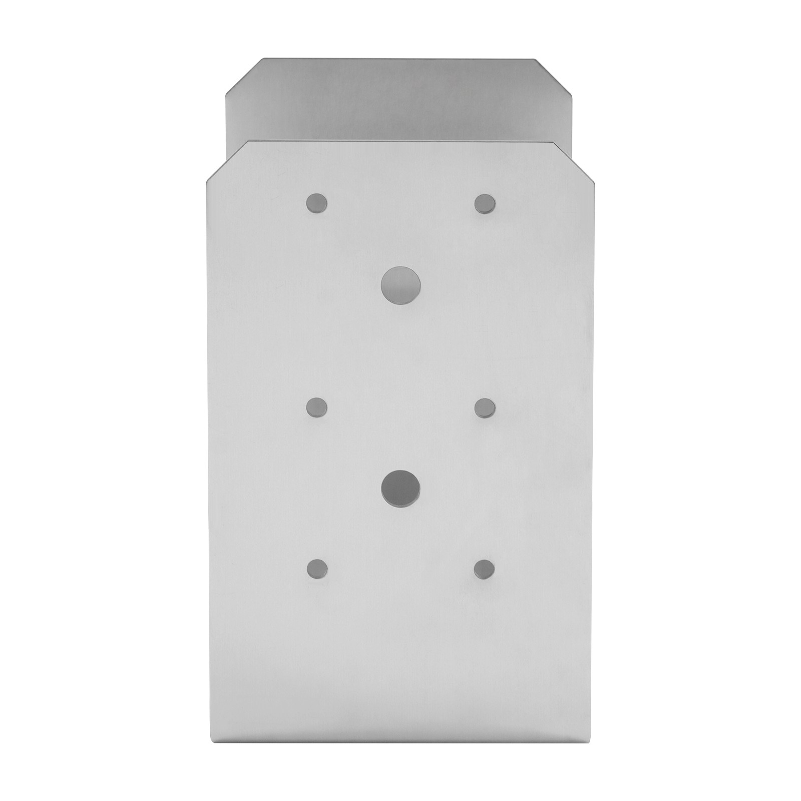 12 Pack Adjustable 201 Stainless Steel U-Shaped Post Base Brackets