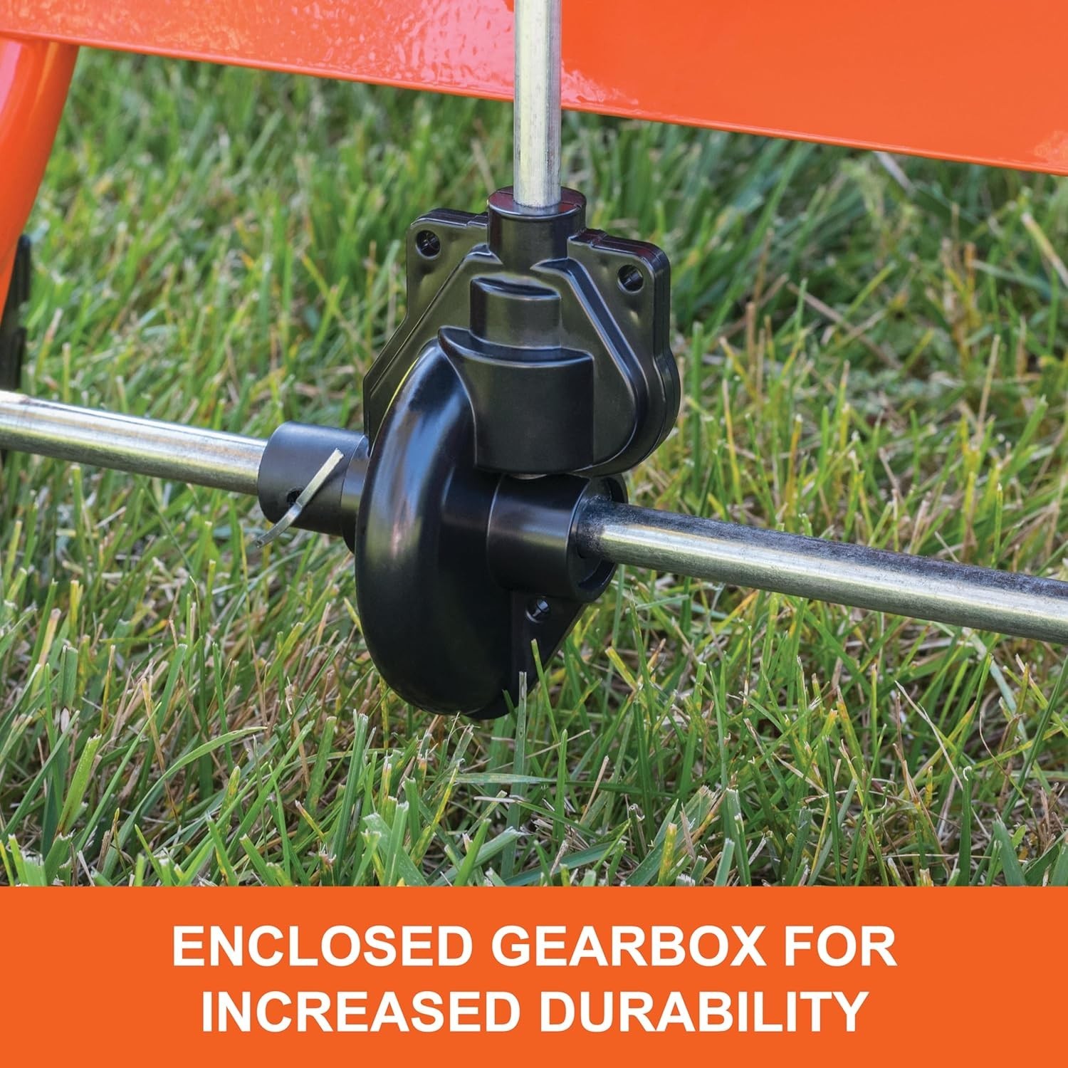 Compact 85 lb Pneumatic Tow Spreader for Effortless Lawn Maintenance