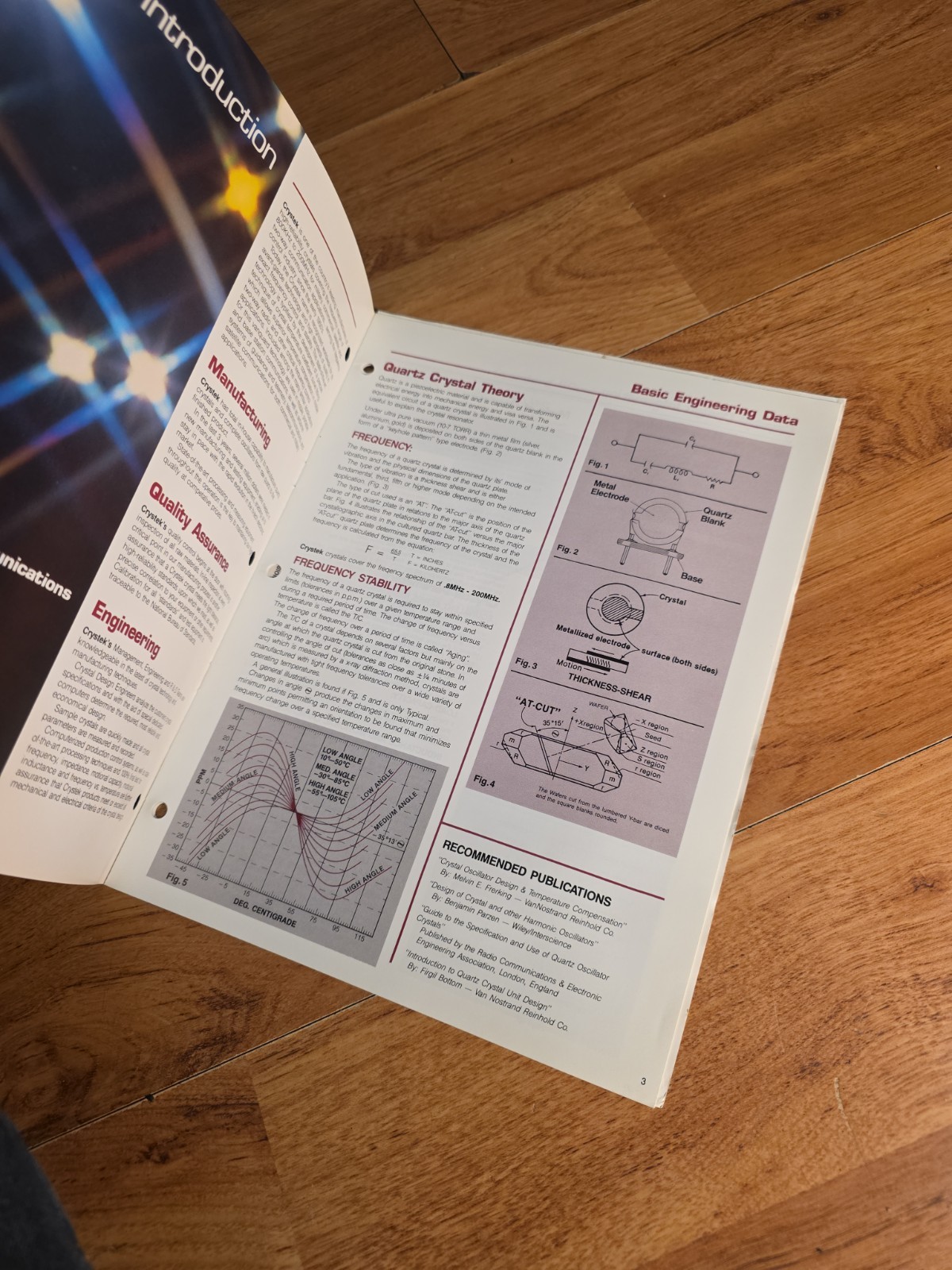 Crystek Custom Crystal Catalog - Whitehall Corp 1986