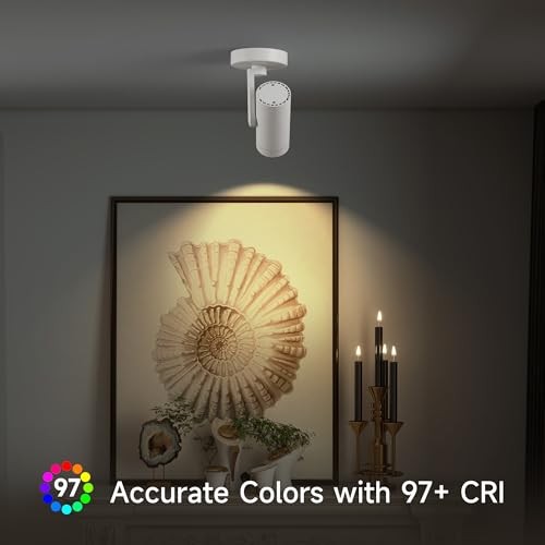12W LED Dimmable Zoomable Ceiling Spotlight Indoor – Adjustable Wall White