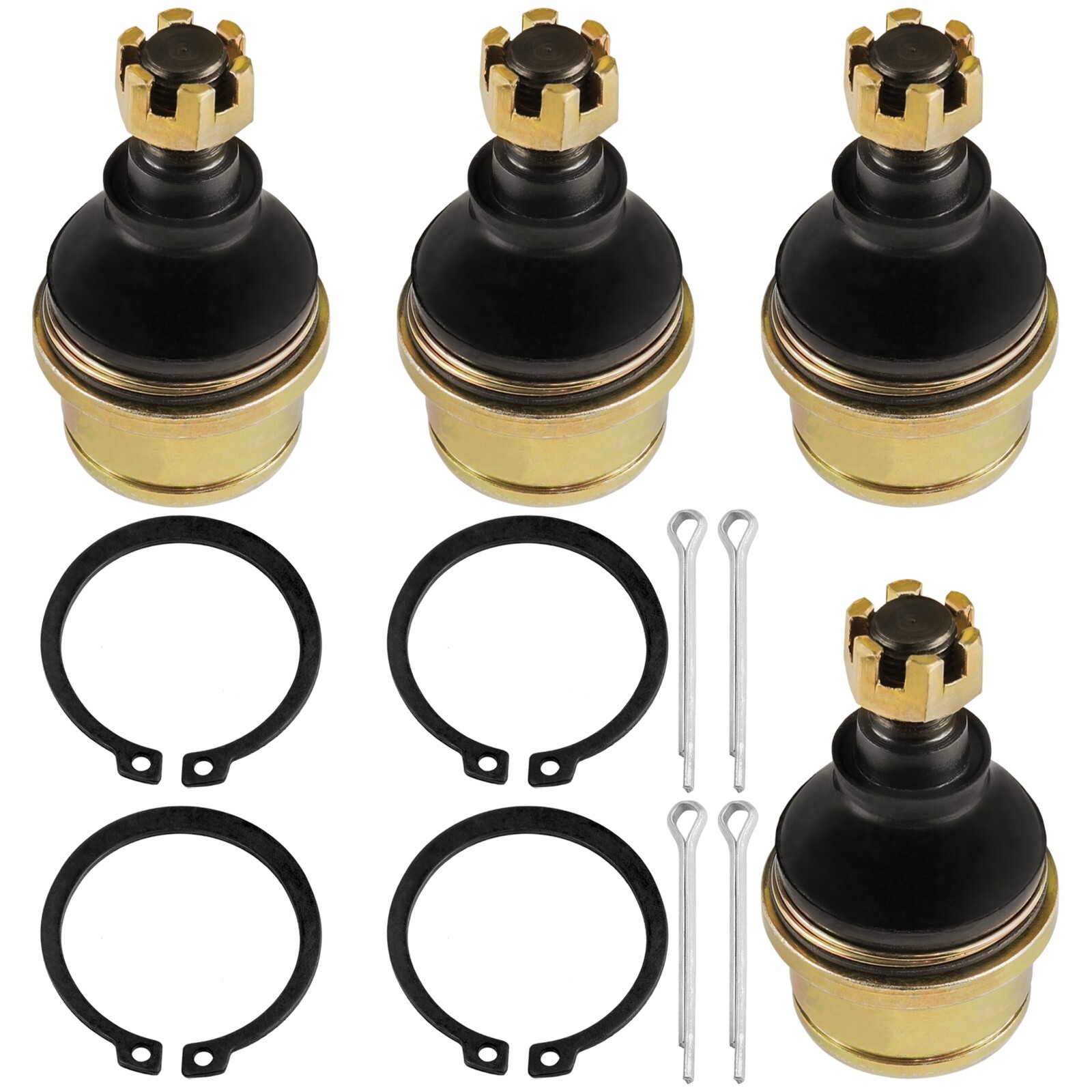 4 Upper and Lower Ball Joint for Honda TRX500FA Foreman Rubicon 500 2001 - 2016