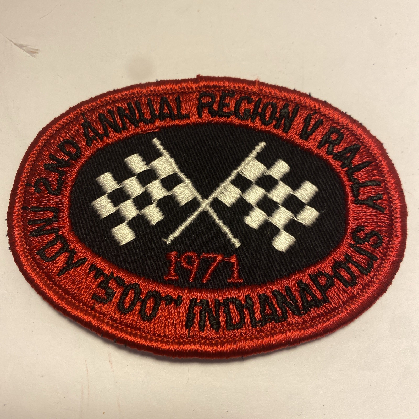 1971 2nd Annual Region V Rally Indy 500 Indianapolis 3"H x 4" RARE FIND